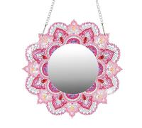 Kit miroir diamond painting - Lot 1 - Mandala 5D pour fille 5-12 ans - Décoration murale chambre - B VoltPulse