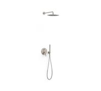 Kit mitigeur encastré 2 voies Rapid-box pour douche Fuji Acier - TRES 28138004AC