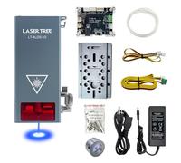 Kit module laser mis à jour 20W puissance optique, LASER TREE 80W tête laser avec air aider TTL module lumière bleue, quadruple faisceau comprimé Laser Cutter module pour machine de gravure laser