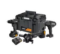 Kit moteur brushless 18V XR DEWALT x McLaren F1 Team (3 pièces) - 2 x 5 Ah DCK3222MP2T