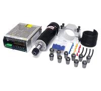 Kit moteur de broche CNC, 500 W, collet ER16, version à balais, 0-100 V DC, 12000 tr/min