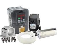 Kit moteur de broche CNC, refroidi par eau, variateur de fréquence, haute précision