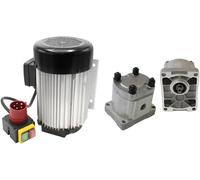 Kit moteur électrique 400V et pompe hydraulique pour fendeuse à bois de 10 tonnes, 220 bars, 11,2 litres