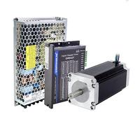 Kit moteur pas à pas CNC 3 Nm Nema 23 et pilote 1,0-4,5 A 18-50 VD et bloc d'alimentation à commutation