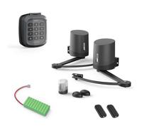 AVIDSEN Orane 510 - Pack Motorisation Portail Battant à Bras Articulés - Kit Complet avec Batterie de Secours et Clavier à Code sans Fil - pour portails jusqu'à 5m / 500kg - 24V