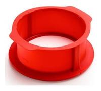 Lékué Kit moule à charlotte Duo Rouge 23,8 x 9,9 cm