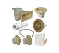 Kit N°2 pièces à sceller sables pour piscine liner