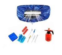 Kit nettoyage climatiseur split tuyau extension 1 3m chiffon PVC brosse adapté climatiseurs 2 à 3P entretien unité murale