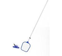 Bestway Kit d'entretien piscines hors sol 58195 – 6 pièces, manche alu 203 cm, bleu