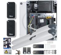 Kit NICE WINGO 3524 24V pour portail à deux vantaux (sans photocellules)