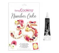 Kit Number Cake 0-8, 9 Gabarits + Stylo Glaçage.