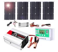 Kit onduleur solaire 600 W avec contrôleur 50 A et panneau pliable(100W)