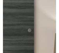 Kit de porte coulissante - OPTIMUM - MILANO2 + BD ALU GR - H 204 x 83 x 3,6 cm, aluminium, installation facile