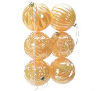 Kit Ornements Noël 18pcs Finition Changeante | Finition irisée unique, effet changeant, capte pour la pour lumière, plastique léger, pour sapin et maison(J)