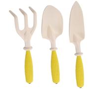 Kit Outils Jardinage de Plantation, Pelle et Râteau en Plastique | Sol, Mélange D’air, Désherbage et Transfert, Usage Jardinage, Jardiniers, Ensemble Trois Pièces