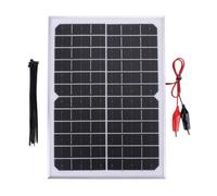 Kit Panneau Solaire 12 V 15 W Portable Recharge Extérieur