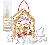Kit pâtisserie Atelier des lutins + 1 poudre alimentaire irisée dorée Multicolore G