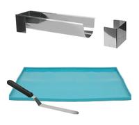 Kit Pâtisserie Lily Cook Buche Moule Plaque Genoise Spatule