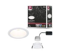 Kit Paulmann EBL Cole Coin 3 Step Dim 6 W 2700 K blanc | Spot encastré pour plafond, IP44, dimmable à l'aide d'un interrupteur, lumière blanche chaude, ampoules incluses