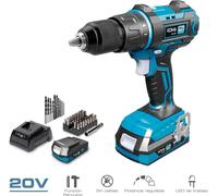 Kit Perceuse-visseuse 20v Pro Koma Tools Performance Sans Fil 20v Avec Double Batterie - Koma Tools