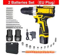 Kit perceuse-visseuse sans fil - Modèle 167H-EU - 2 batteries - 12 V - Couple de 28 Nm - 1 350 tr/min - Coffret d'accessoires