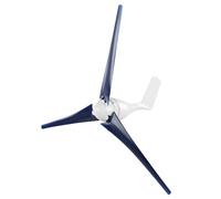 Kit Petit Générateur éolien 1200 W avec 3 Pales pour Un Chargement Domestique Efficace et Une Utilisation Marine - Fibre de Nylon Durable (Blue #18)