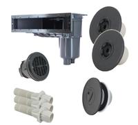 Kit pièces à sceller - Piscine béton Jusqu'à 7x3 m - Gris anthracite - AstralPool - Kit construction piscine