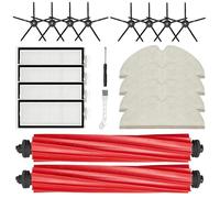 Kit pièces détachées Roborock Q7/Q7+/Q7 Max/Q7 Max+ - 2 rouleaux, 8 brosses latérales, 4 filtres H13, 4 chiffons