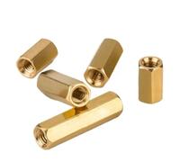 Kit Piliers Hexagonaux Laiton | Entretoise hexagonale mâle-femelle for montage PCB et carte mère.(16mm (30Pcs),M4)