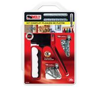 Kit pince + 26 chevilles MOLLY pour plaques de plâtre