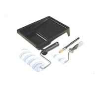 Kit pinceaux & rouleaux (4 pièces) pour surfaces moyennes finition velours