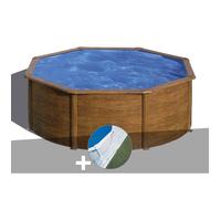 GRE Kit piscine acier Gré Pacific ronde 3,70
