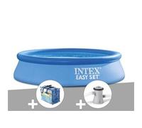 Kit piscine autoportée Easy Set 2,44 x 0,61 m + Bâche à bulles + Epurateur à cartouche