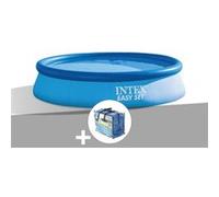 Kit piscine autoportée Intex Easy Set 3,05 x 0,61 m + Bâche à bulles