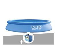 Kit piscine autoportée Intex Easy Set 3,05 x 0,61 m + Bâche à bulles