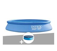 Kit piscine autoportée Intex Easy Set 3,05 x 0,61 m + Bâche de protection