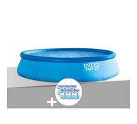 Kit piscine autoportée Intex Easy Set 4,57 x 0,84 m + 6 cartouches de filtration