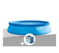 Kit piscine autoportée Intex Easy Set 4,57 x 0,84 m + Bâche à bulles