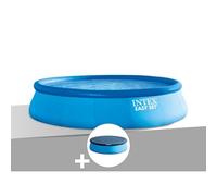 Kit piscine autoportée Intex Easy Set 4,57 x 1,07 m + Bâche de protection