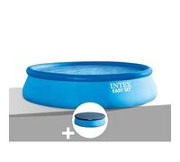 Kit piscine autoportée Intex Easy Set 4,57 x 1,22 m + Bâche de protection