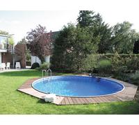 Piscine enterrée acier BELLA-Ronde 5m x 1,5m-