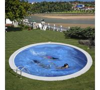 Kit piscine enterrée Madagascar acier ronde 420 x H150 cm