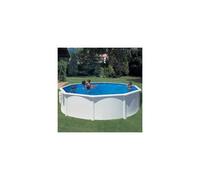 Kit piscine hors-sol bora bora acier blanc ronde Ø460 x h120 cm