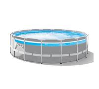 Piscine tubulaire ronde Intex Prism Frame Clearview 4,88 x 1,22 m