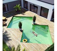 Kit Piscine Polystyrène Luxe DIAMOND : 2x (3.00 x 3.00 x 1.50 m)