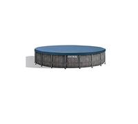 Kit piscine tubulaire Intex Baltik ronde 5,49 x 1,22 m + Bâche à bulles