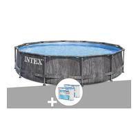 Kit piscine tubulaire Intex Baltik ronde 5,49 x 1,22 m + 6 cartouches de filtration