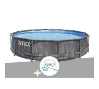 Kit piscine tubulaire Intex Baltik ronde 5,49 x 1,22 m + Kit d'entretien