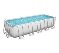 Kit piscine tubulaire Intex Chevron rectangulaire 4,00 x 2,00 x 1,00 m + 6 cartouches de filtration + Bâche de protection G