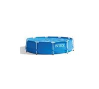 Kit piscine tubulaire Intex Metal Frame ronde 3,05 x 0,76 m + Bâche à bulles